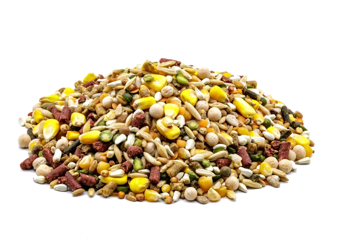 High Octane with Cracked Corn feed close-up